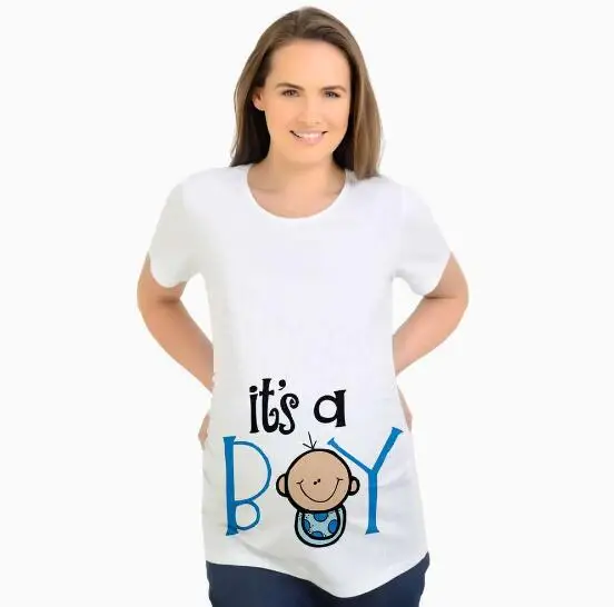 2018 New Arrival Women T-shirts Cartoon Maternity Nursing Tee Funny it's a baby Pregnancy T shirts Cotton Soft T-shirt Size S-XX | Мать и