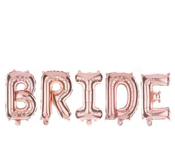 16/32 дюймов розовое золото A-Z буквы алфавита воздушные шары Baby Shower декор для вечеринки в честь Дня Рождения 0-9Number Фольга Свадебный шар вечерние поставки