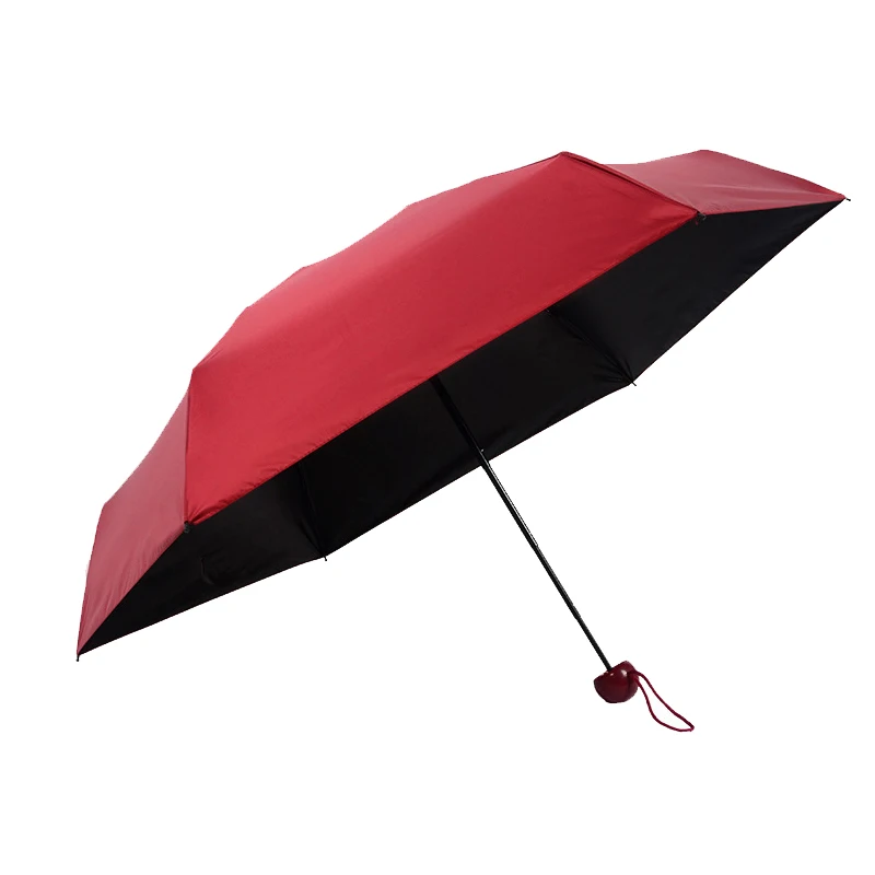 4 вида цветов Капсула Мини карманный складной зонтик от дождя для подарка женские