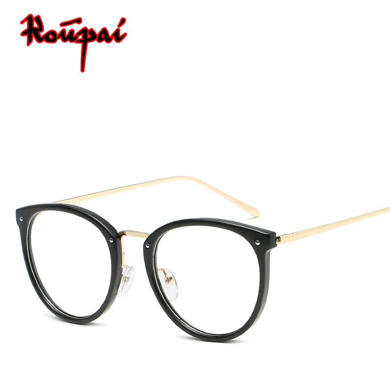 2018 Hipster прозрачные линзы Стекло ES frame Для женщин мужчин оптических оправ ботаник
