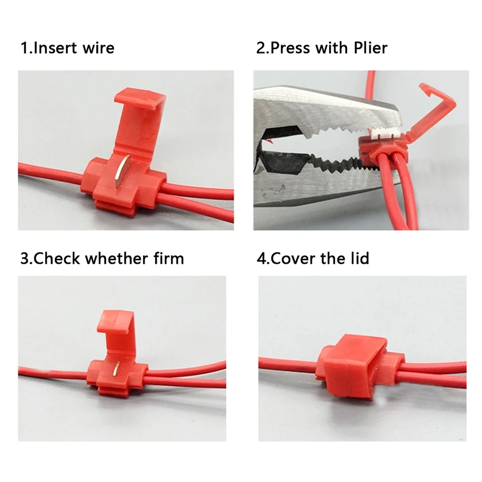 IMC Горячее предложение 100 шт. Голубые светодиодные разъемы быстроразъемные