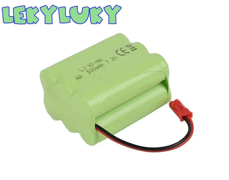 LEKYLUKY 7 2 V 500mah ni-mh перезаряжаемая AA батарея для R/C автомобиля резервуар лодки