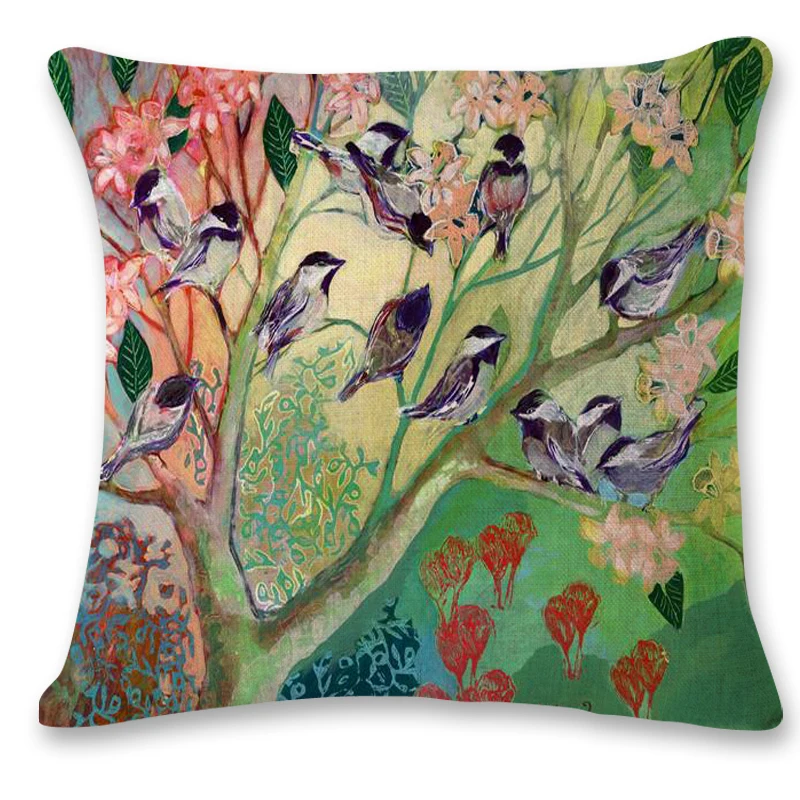 Новинка 2019 милый офисный стул с изображением птицы из мультфильма подушка для