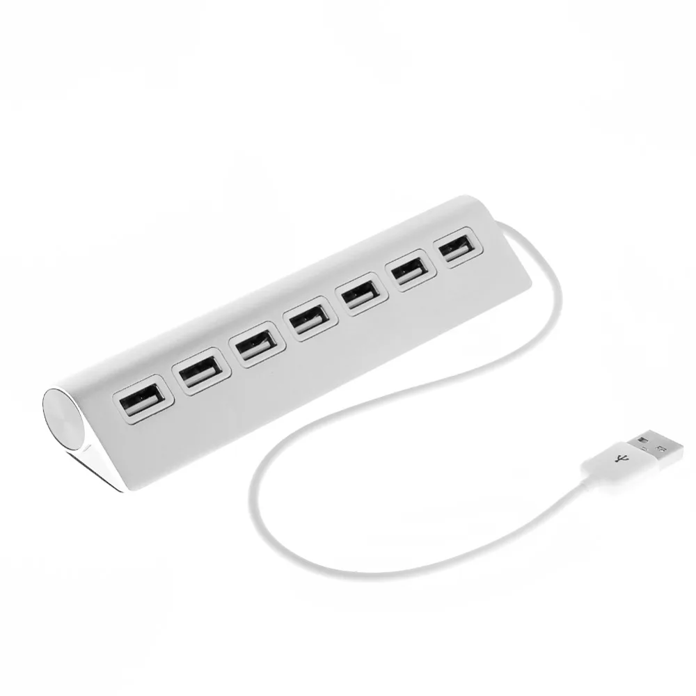 Адаптер разветвитель внешний с 7 портами USB 2 0 и функцией