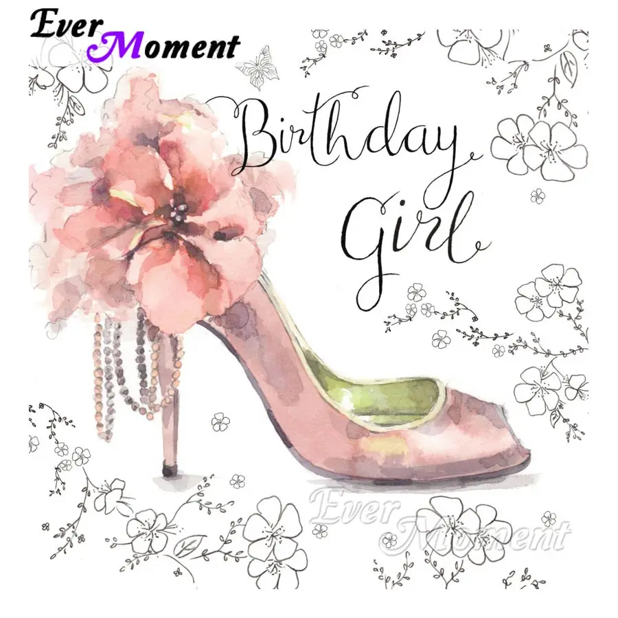 Когда нибудь момент алмазов картина на высоком каблуке день рождения полная