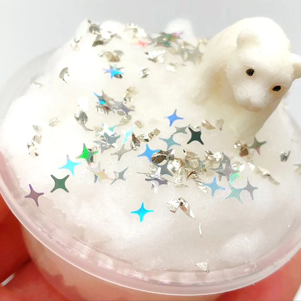 TELOTUNY Slime глина облако ледяное миры буфами на рукавах Squishies грязь слизи Шпатлёвки ароматизированный стресс глины игрушка-Лизун развивающая игрушка Горячее предложение J24