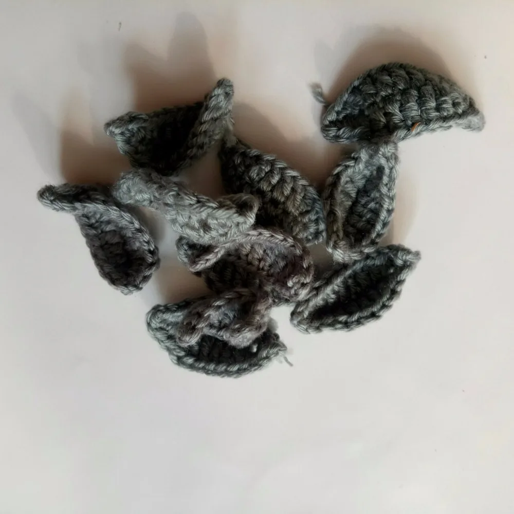 2 шт DIY много цветов шерстяные листьев Цветы для hairband оголовье заколка цветочный