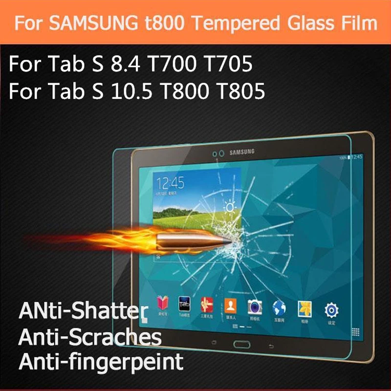 Закаленное стекло для защиты экрана Samsung Galaxy Tab S 8 4 10 5 дюйма SM T700 T705C T705 T805 защитная