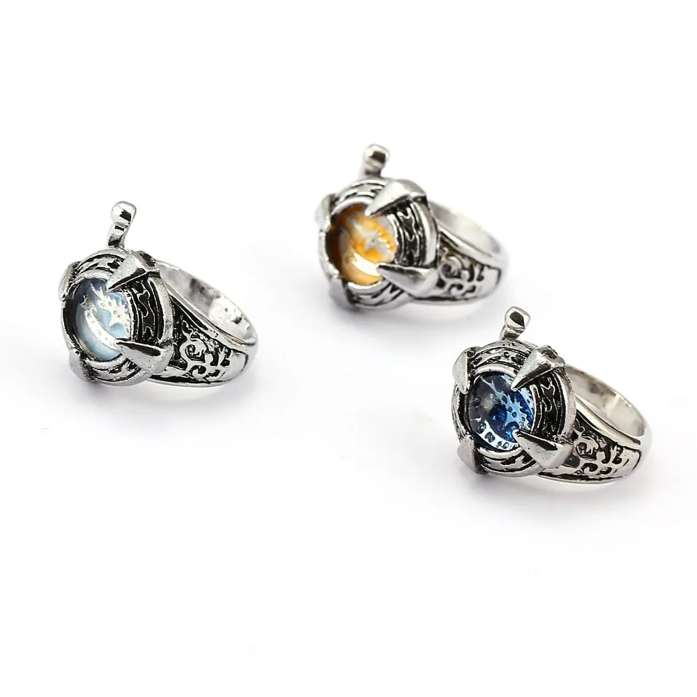 Кольца для косплея Hitman Reborn кольца vongoal из сплава с кристаллами мужчин и женщин