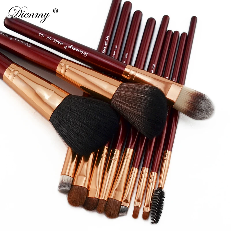 12 шт. Профессиональный Макияж Расчёски для волос комплект Основа макияжа лица