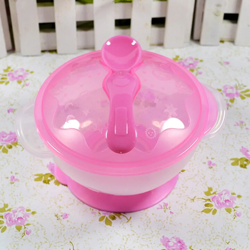 Детская ложка чаша Обучающие блюда с присоской помогающая для еды датчиком