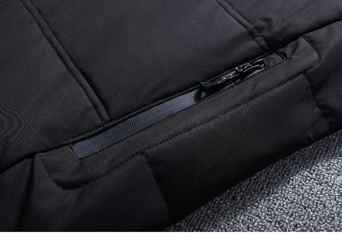 VROKINO New In Thick Winter Warm Down Jacket Men's Casual High Quality White Duck Down Jacket Men's Parker Coat M-3XL