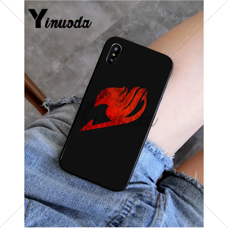 A5 Yinuoda Аниме Манга Сказочный хвост клиент высокий чехол для телефона для Apple iPhone 8 7 6 6S Plus X XS MAX 5 5S SE XR 11 11pro 11promax - Цвет: A5