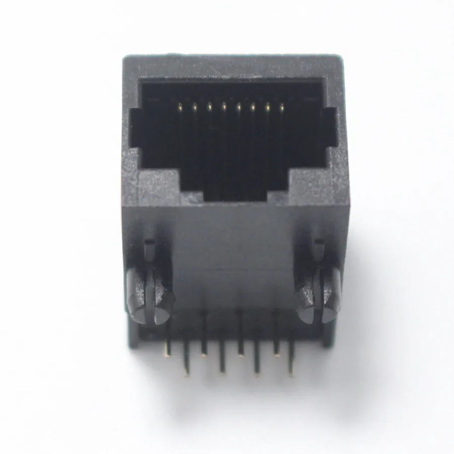 5 шт. RJ45 пластиковые разъемы 58 прямоугольный сетевой разъем 8P черное Ethernet