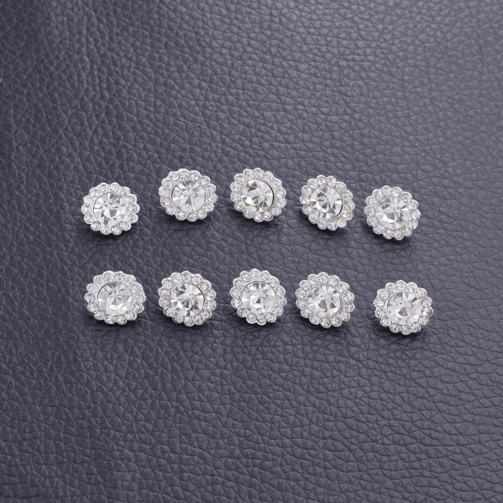 Дешевая оптовая продажа 50 шт./лот 8 мм Хрустальная одежда стеклянные стразы для