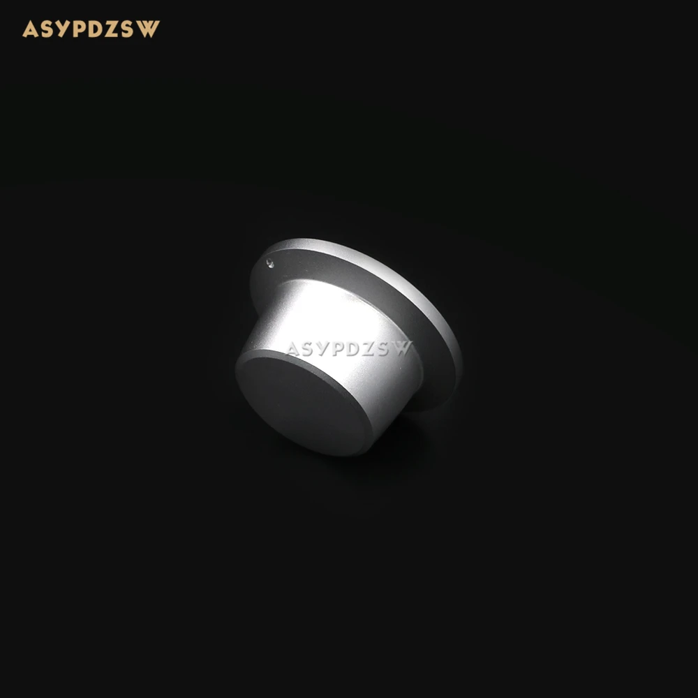 1 PCS Hat shape matte silver 44*22 Full aluminum amplifier solid Volume potentiometer knob | Электроника