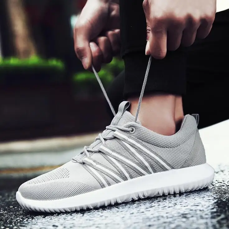 2017 summer new flying air mesh casual sports running shoes for men fashion trend men's breathable wild | Спорт и развлечения