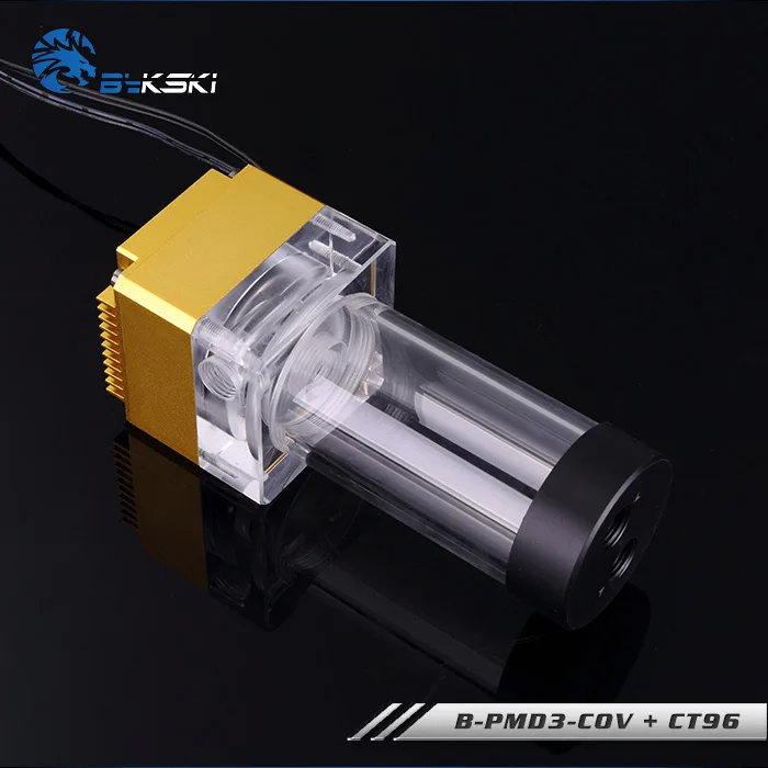 Bykski B-PMD3-COV+ CT66/96, PWM DDC насосы с CT66/96 резервуаром, максимальный поток 600л/ч, Максимальный подъем 6 метров