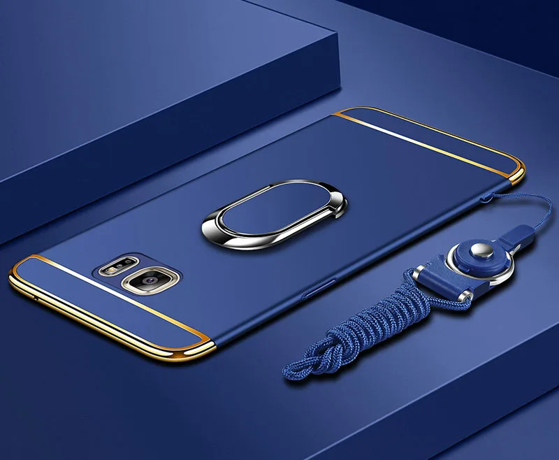 DIYABEI для samsung Galaxy S6 G9200 s6 edge G9250 S6 Edge Plus G9280 задняя крышка чехол для телефона с подставкой Магнитный кронштейн