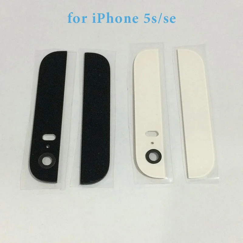 Задняя крышка стеклянного заднего корпуса для iPhone 5 5S SE монтаж сверху и снизу