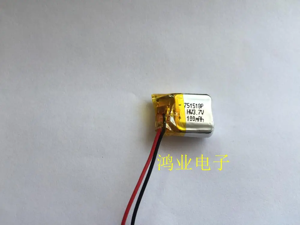3 7 В полимерный аккумулятор 751518P 100 мАч MP3 MP4 Bluetooth игрушка маленький звук литий