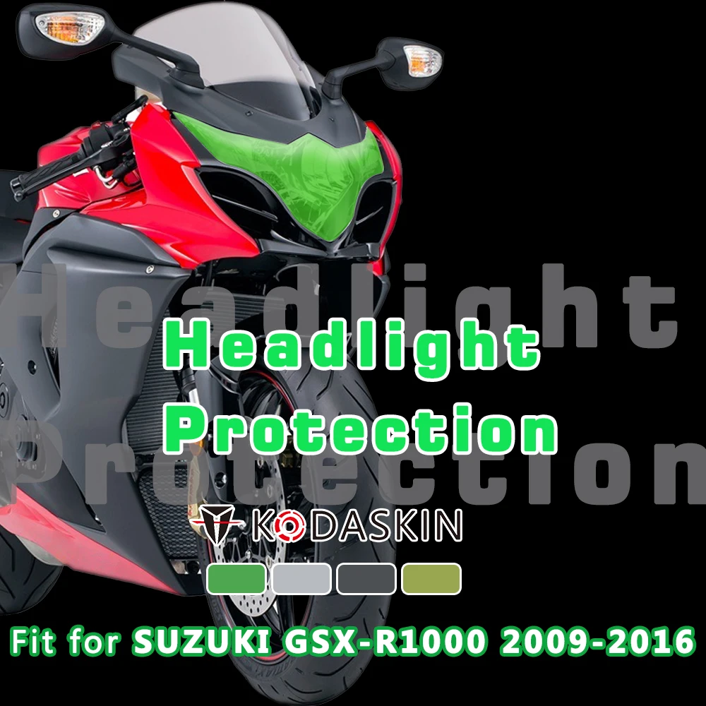 

KODASKIN Motorcycle Accessories ABS Headlight Screen Protection Cover Headlight Guard For SUZUKI GSXR 1000 gsxr1000 2009-2016