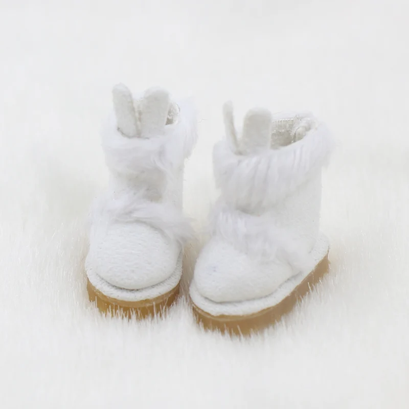 1/8 20 см Middie Blythe Кукла кролика сапоги два в одном, разные цвета, милые Neo - Цвет: wihte