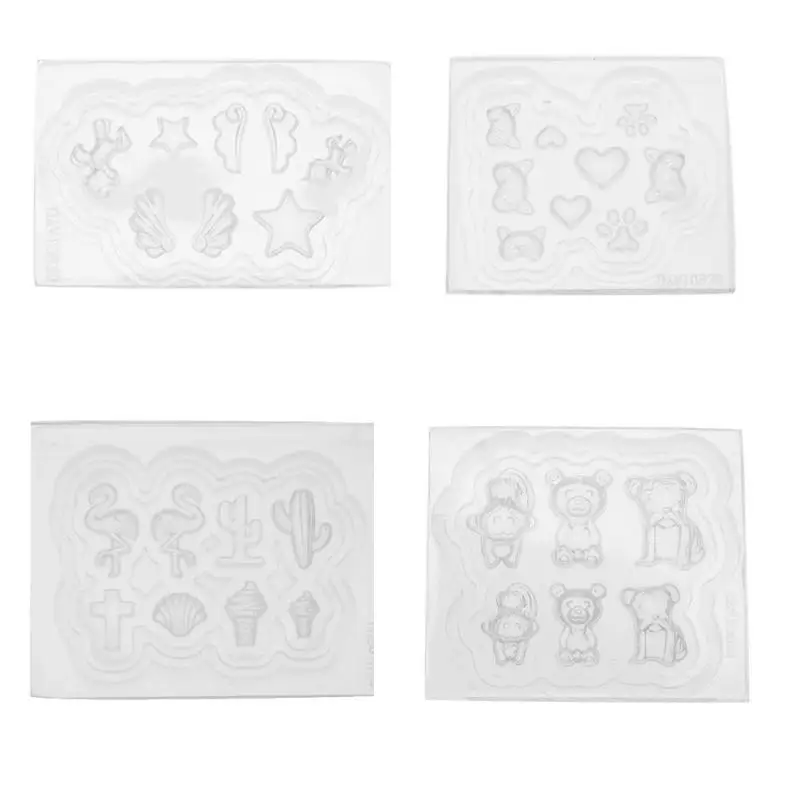 3D Acrylic Mold for Nail Art Decorations DIY Design Silicone Nail Art Templates Pattern Manicure Beauty Nails Art Supplies