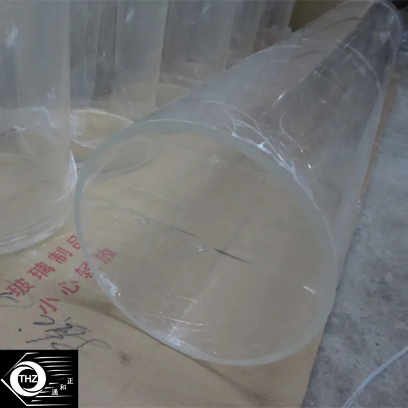 2шт OD700x10x1000mm строительные украшения из акрила большое литье прозрачная труба пластиковая ПММА водопроводная труба может отрезать любой размер