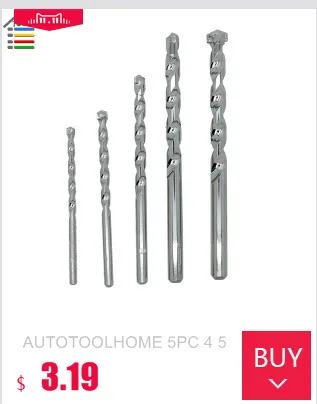AUTOTOOLHOME 1PC 6 8 10 mm SDS Plus Hole Saw Drilling Electric Hammer Drill Bits For Wall Concrete Brick Block Masonry