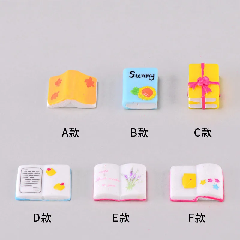 Kawaii Мини Книга в форме дома Сказочный Сад миниатюра фигурки из смолы украшение