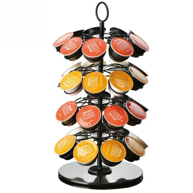 

Coffee Pod Holder Rotating Capsule Stand for Tassimo, Dolce Gusto & Nespresso
