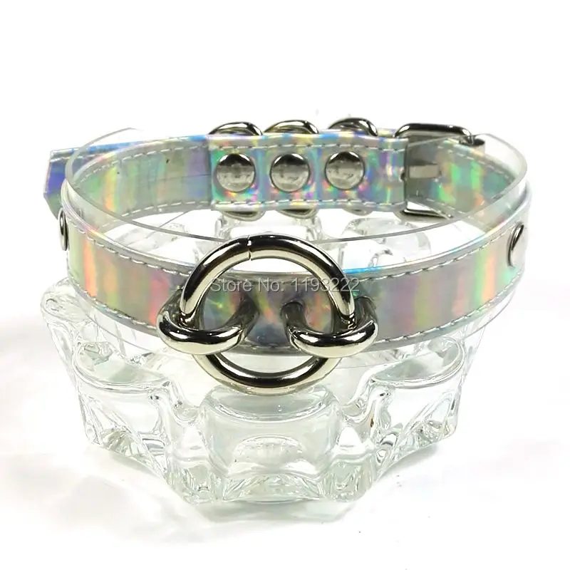 Женский голографический чокер ручной работы 100% двойные ремешки многослойный в