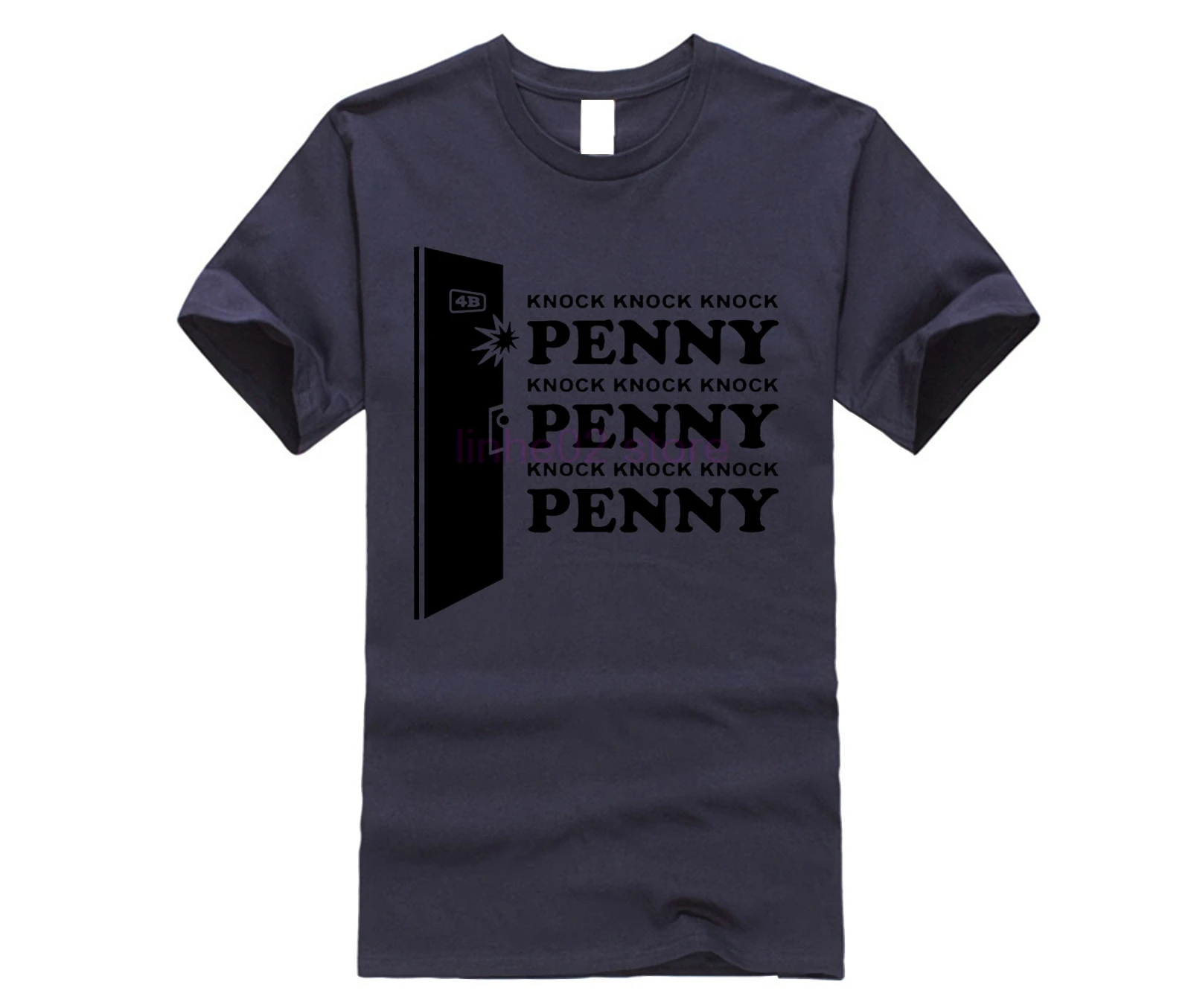 Модная футболка с принтом BIG BANG Theory penny sheldon's knock повседневные футболки мужские