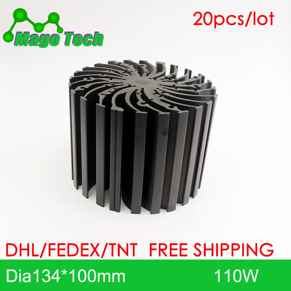 

134*100mm Modular LED Star Cooler for low and high bay light LED Heatsink 36 mounting holes for all COB Brands