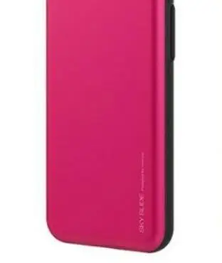 hot pink Mercury Goospery Sky Slide Bumper задний слот Держатель для карт Жесткий Чехол для iPhone XS XR Xs Max - Цвет: hot pink