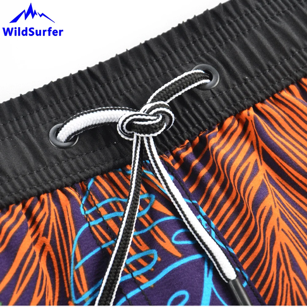 WildSurfer, парный купальник, новинка, быстросохнущие пляжные шорты, мужские шорты для плавания, женские шорты-бермуды, шорты для серфинга De Bain Femme SP137