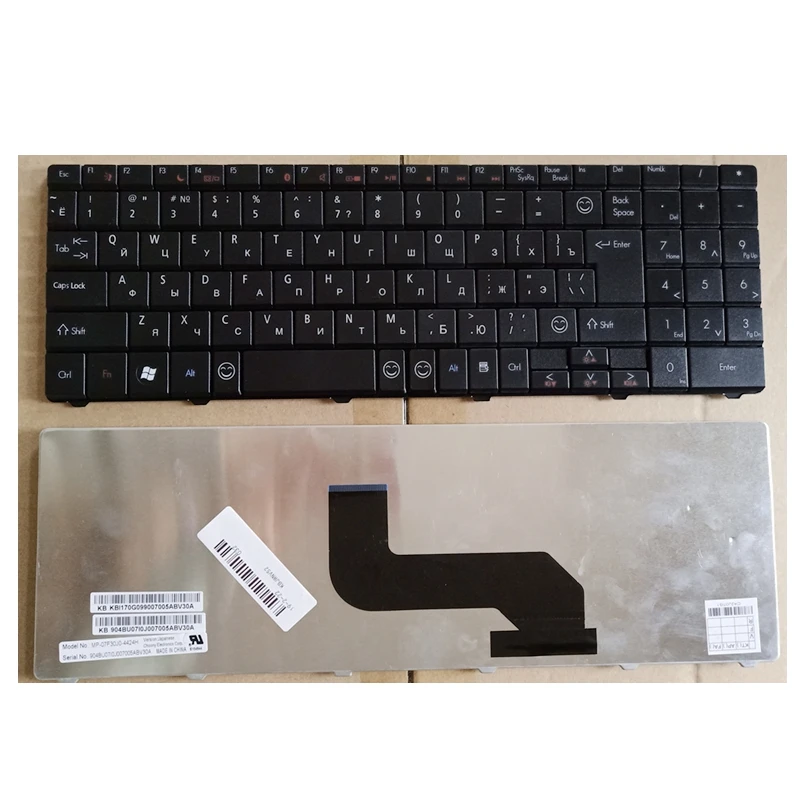 Русская черная новая клавиатура для ноутбука GATEWAY NV52 NV53 NV54 NV78 NV79 NV56 NV58 NV59