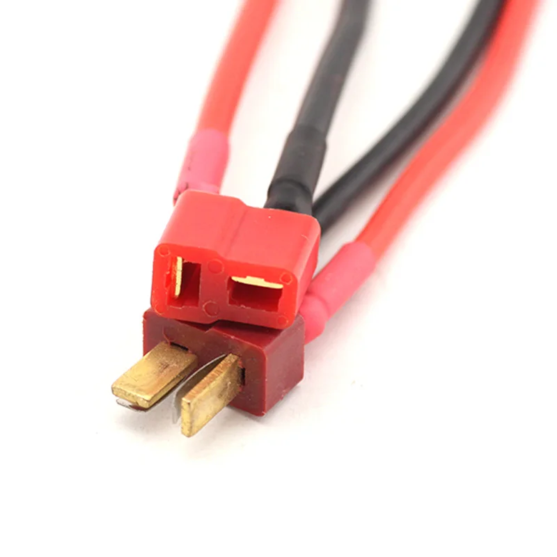 Т образный Штекерный разъем папа с корпусом 10 см 20 силиконовый провод 14AWG 16AWG 20AWG