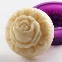 fondant cake mold 3d flower candle form soap moulds food grade silicone resin crafts soap diy kitchen accessories