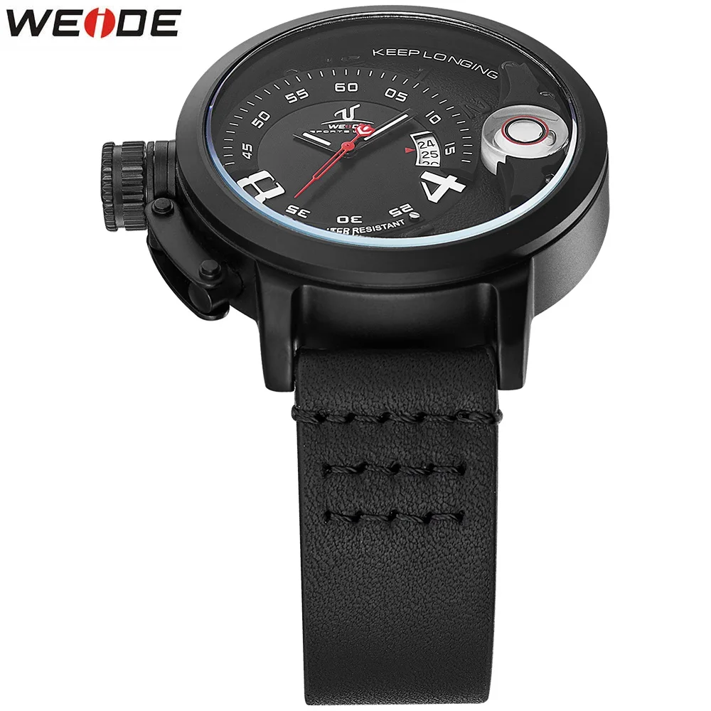Часы наручные WEIDE мужские кварцевые люксовые брендовые модные спортивные