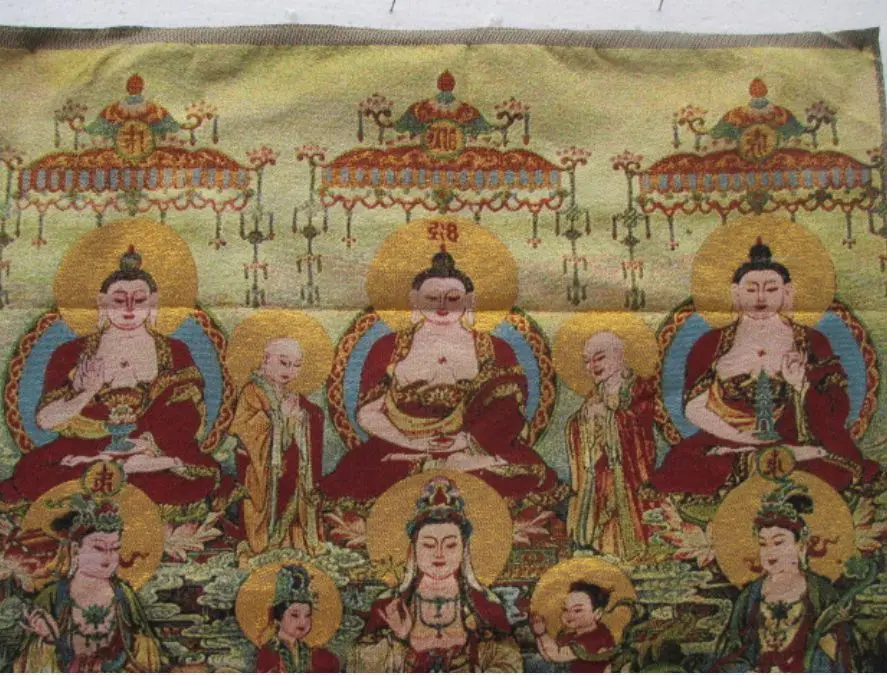 Тибет Nepal thangka tara статуя Будды Guan Yin Exorcism мир богатство/4 | Дом и сад