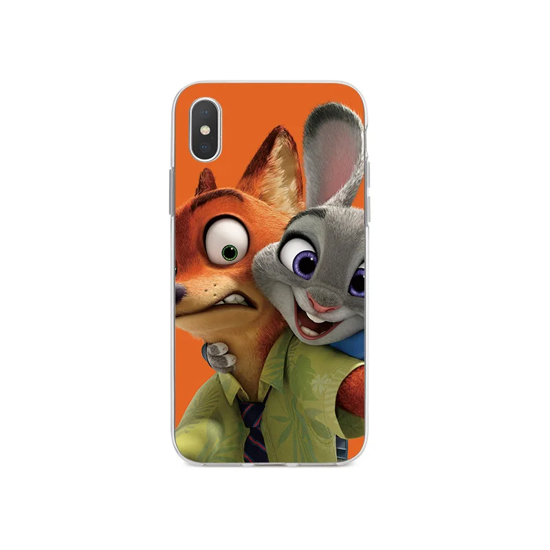 Чехол для Телефона iPhone 6 6S 7 8 Plus 5 5S SE силиконовый чехол с рисунком кролика Пикачу X