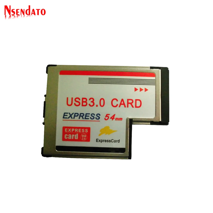 USB 3.0 3 0 PCI Express адаптер с 2 портами 5 Гбит/с USB3.0 HUB 54 мм слот ExpressCard конвертер - купить