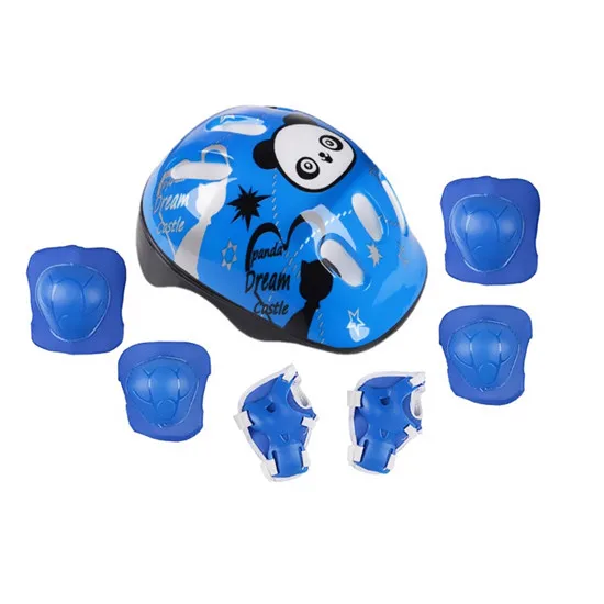 Велосипедный шлем налокотники наколенники запястья Спорт детский велосипед
