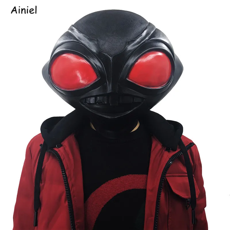 Костюм для косплея из фильма Aquaman маска Black Manta на все лицо шлемы реквизит