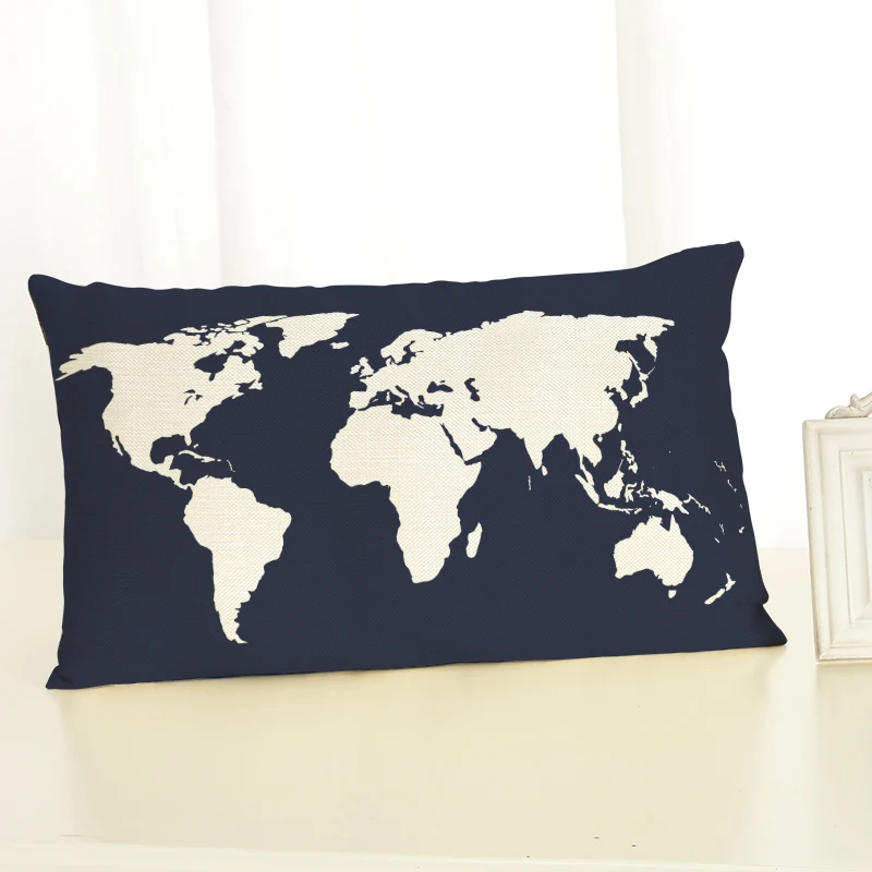 Hello World наволочка для подушки из хлопка и льна домашней свадьбы чехол