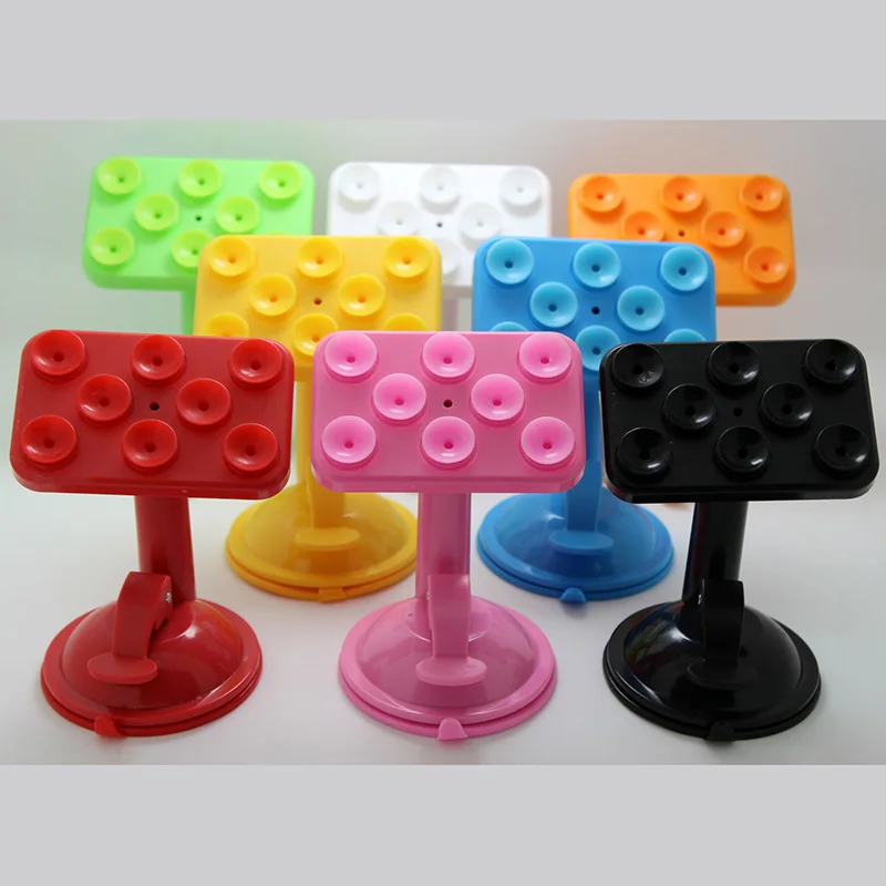 360 градусов телефонный держатель гибкий восемь присосок настольная подставка