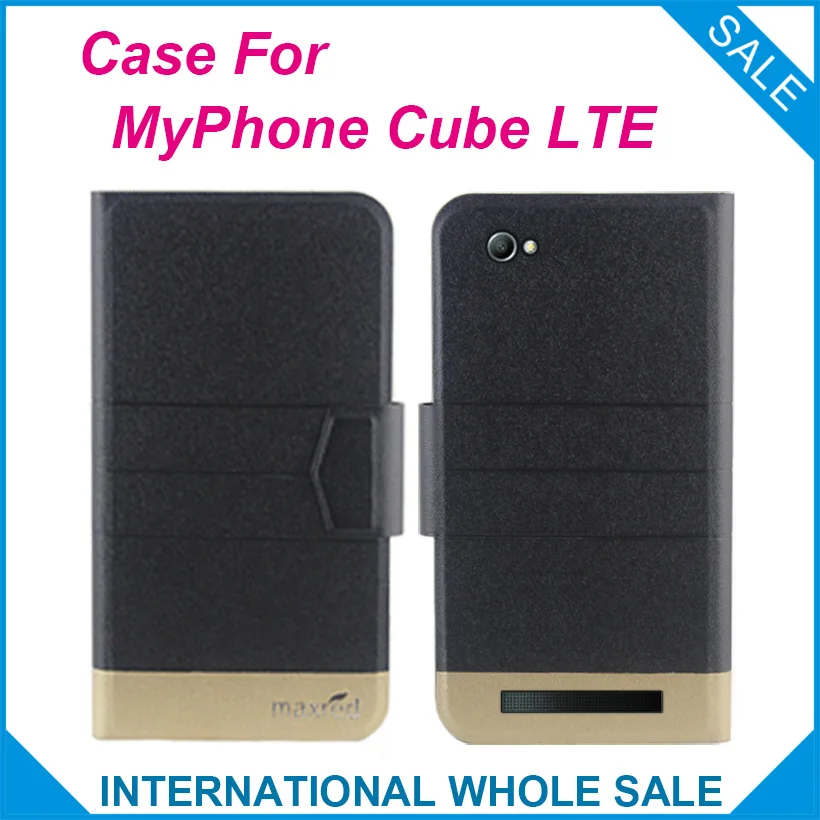 Новый хит! Чехол MyPhone Cube LTE 5 видов цветов высокое качество полностью откидной