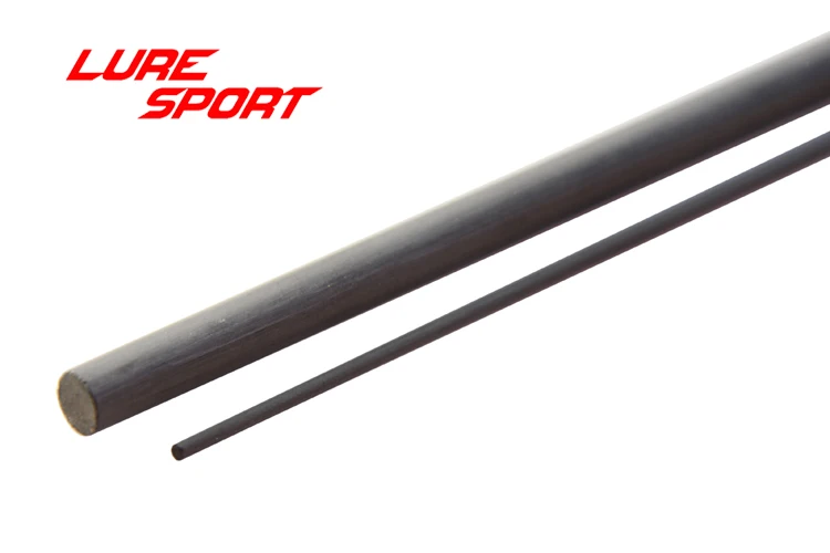 LureSport 2 шт. медленный отжимание 1,44 м твердый карбоновый стержень пустой без краски стержня Строительные Компоненты для ремонта удочки DIY аксессуары